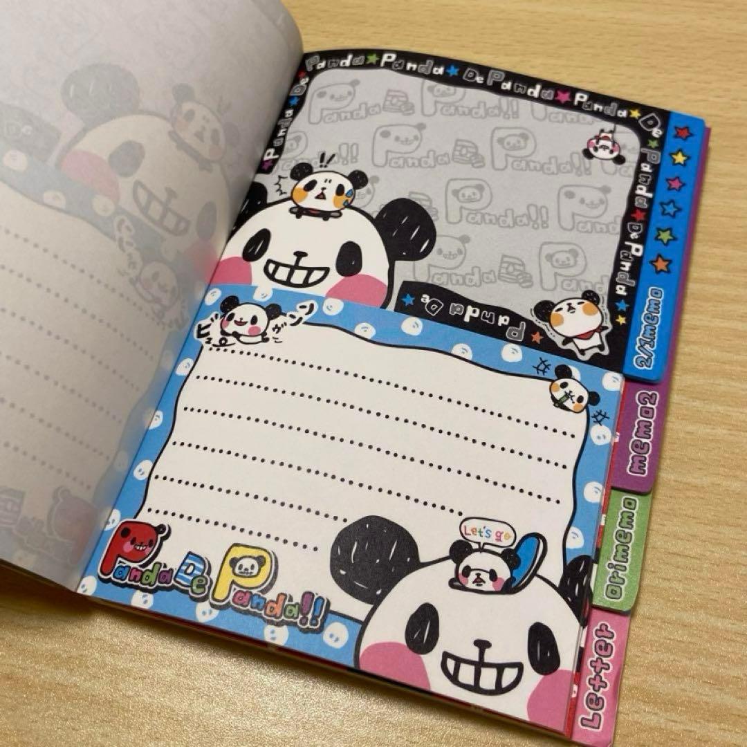 平成レトロ Panda De Panda パンダ メモ帳 懐かしい - メルカリ