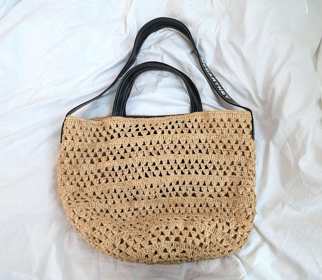 【美品】ステラマッカートニー 2way カゴバッグ / バッグインバッグ付き ステラ マッカートニー』のかごバッグはきれいめにもカジュアルにも