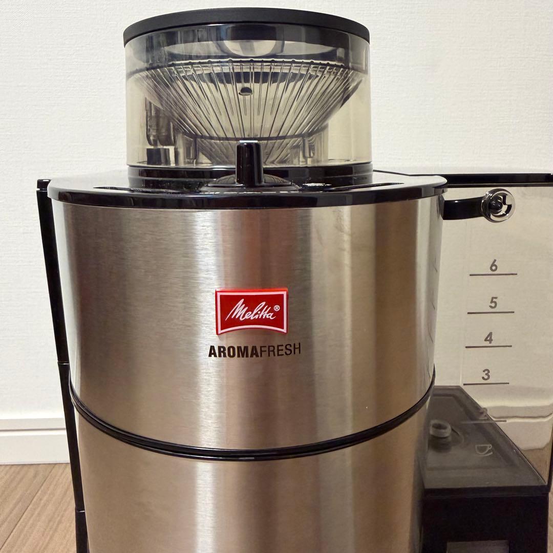 美品】新モデル メリタ アロマフレッシュ 6杯用 AFG622-1B - メルカリ