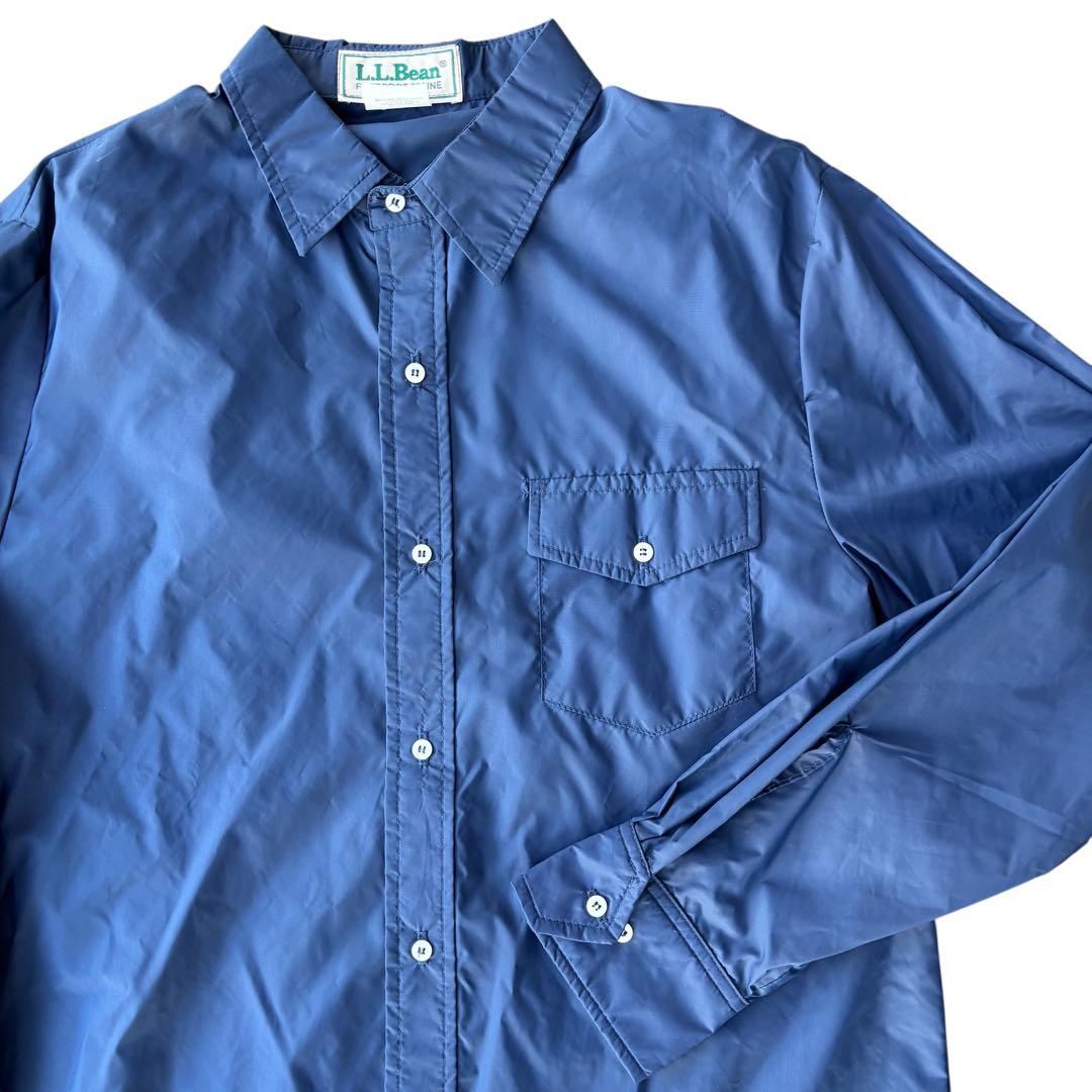 80s L.L.Bean ナイロンシャツ L ヴィンテージ レア エルエルビーン