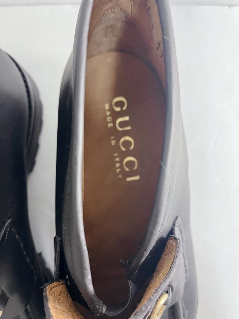 GUCCI グッチ ビットローファー黒 約28〜28.5cm 43 1/2 美品