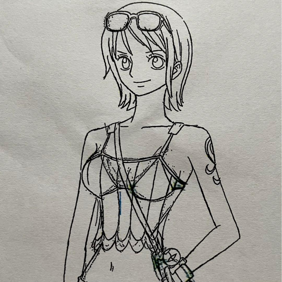 決定稿 1枚 設定資料 ナミ Nami バッグ ONE PIECE ワンピース