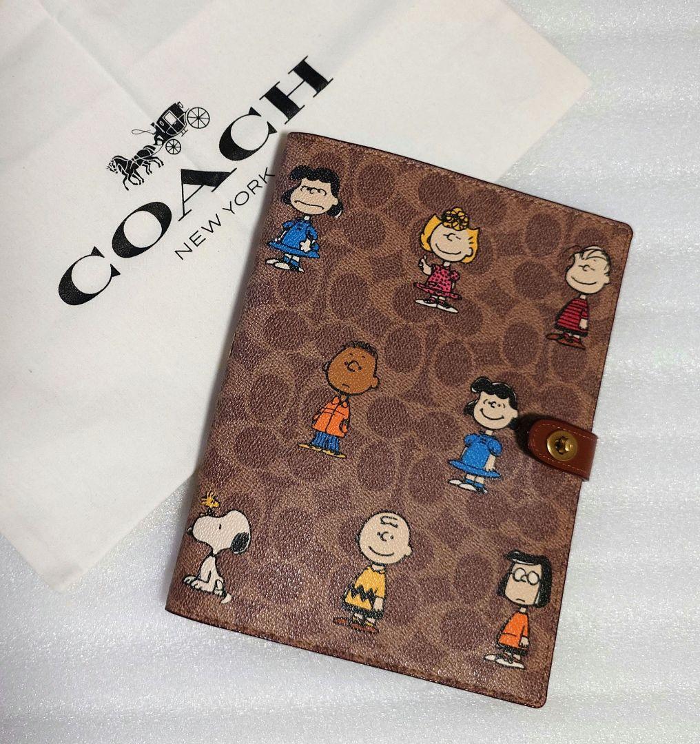 新品【COACH XPEANUTS】ノートブック カバー スヌーピー コーチ - メルカリ