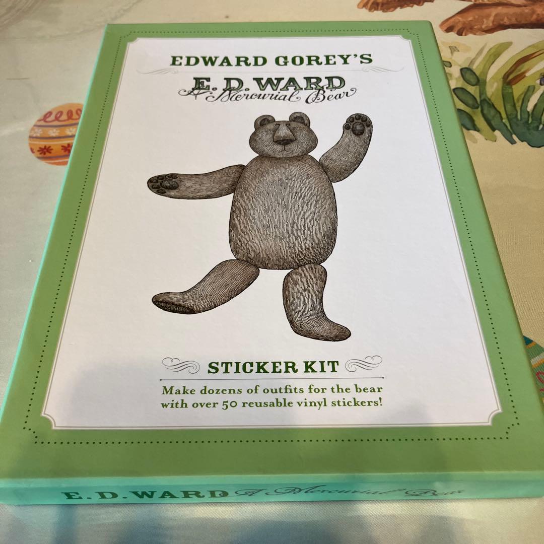 EDWARD GOREY E.D. WARD ステッカーキット　ゴーリー　シール Edward Gorey Sticker Book by Edward Gorey, Paperback | Barnes & Noble®
