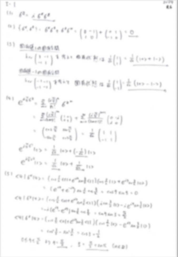 京大理学研究科物理 院試解答例 H17~R6(20年分) 志望理由・レポート