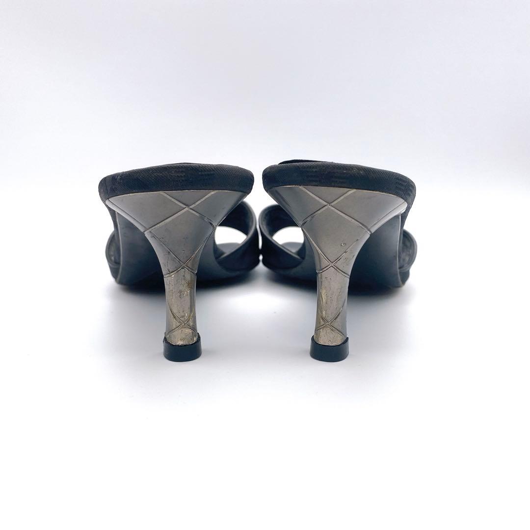 CHANEL シャネル ニュートラベルライン ココマーク ミュール 23.5cm