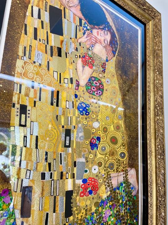 クリムト グスタフ・クリムト 接吻 インテリア 絵画 - メルカリ
