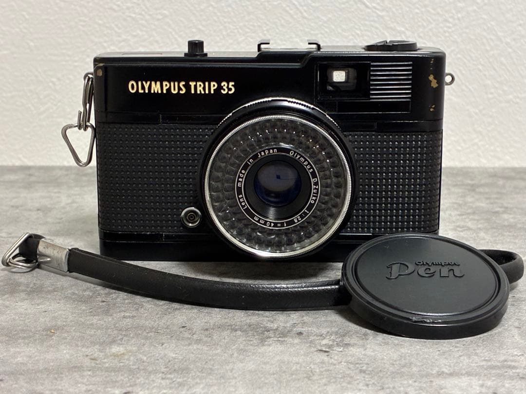 ⭐️希少⭐️モルト交換済⭐️ OLYMPUS TRIP 35 ブラック フィルムカメラ 楽天市場】【整備済】【保証付 】 オリンパス OLYMPUS TRIP 35