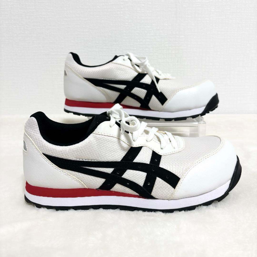 ASICS アシックス　安全靴　ウィンジョブ CP201 白　黒　 24.5cm