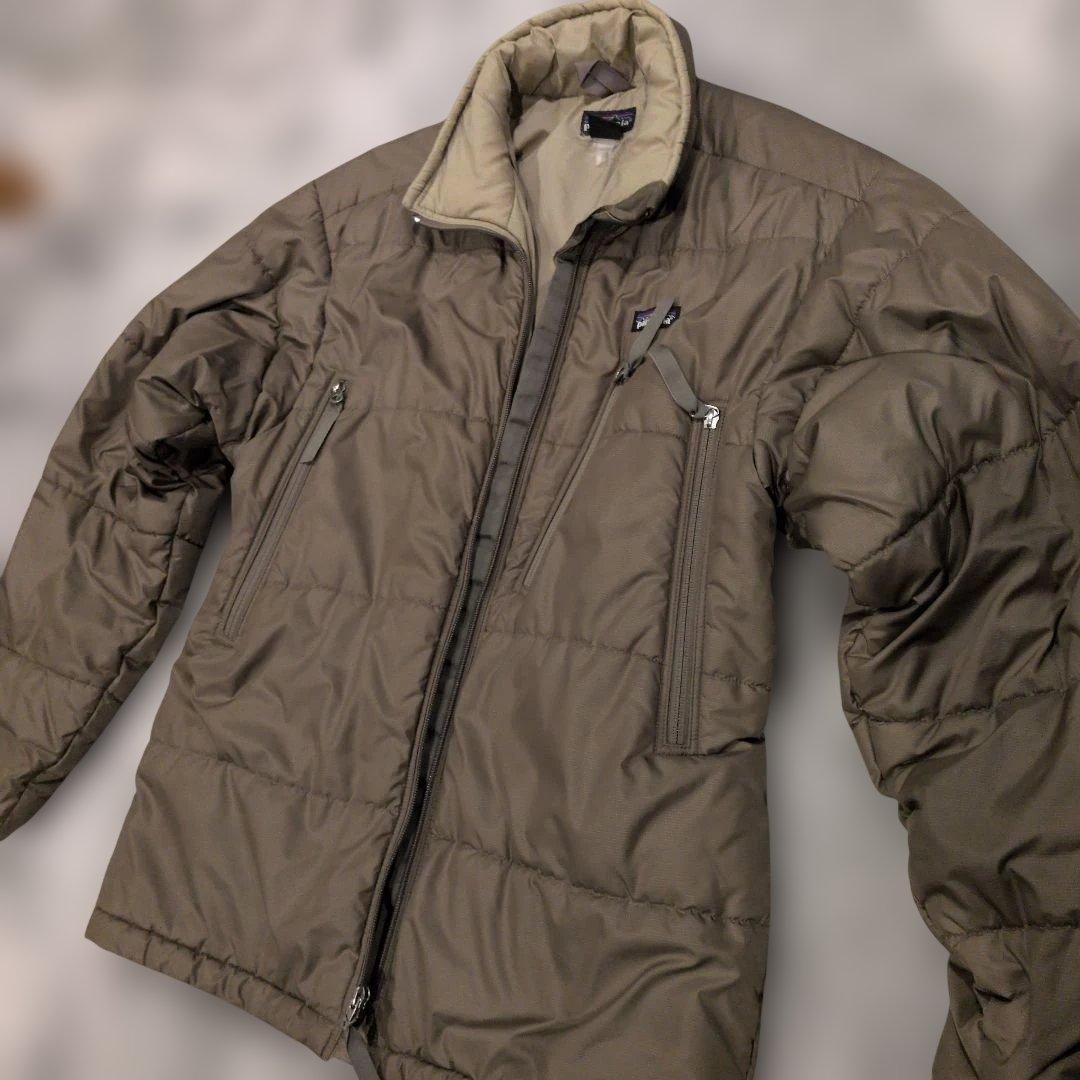 00s パタゴニア パフジャケット 2001年 カーキ オリーブ グリーン L