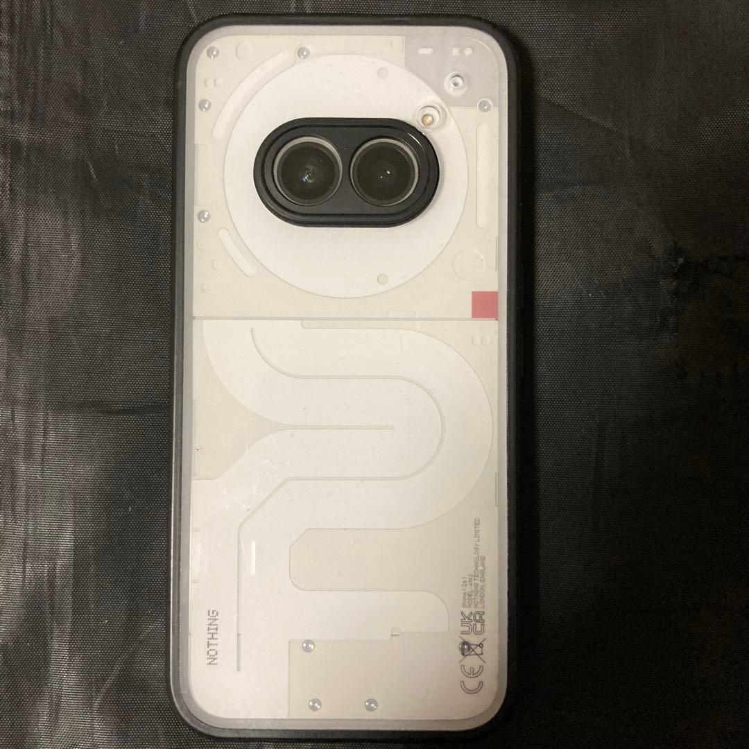 NOTHING phone(2a) 128GB Milk／ケース、フィルム、箱付 ZENIX DESIGN TECH nothing phone 2a ケース フィルム付き 2枚