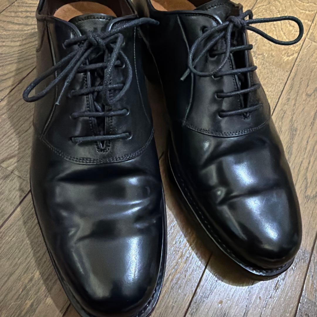 MEERMIN メルミン コードバン サドルシューズ ブラック 7 メルミン