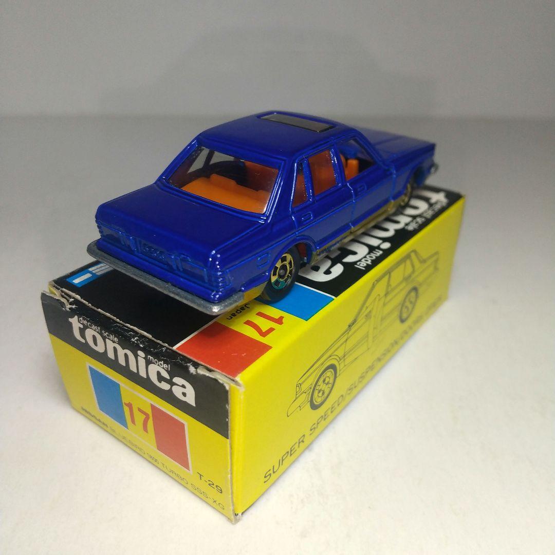 3648)トミカ 黒箱 日本製 ニッサン ブルーバード 1800 ターボ - メルカリ