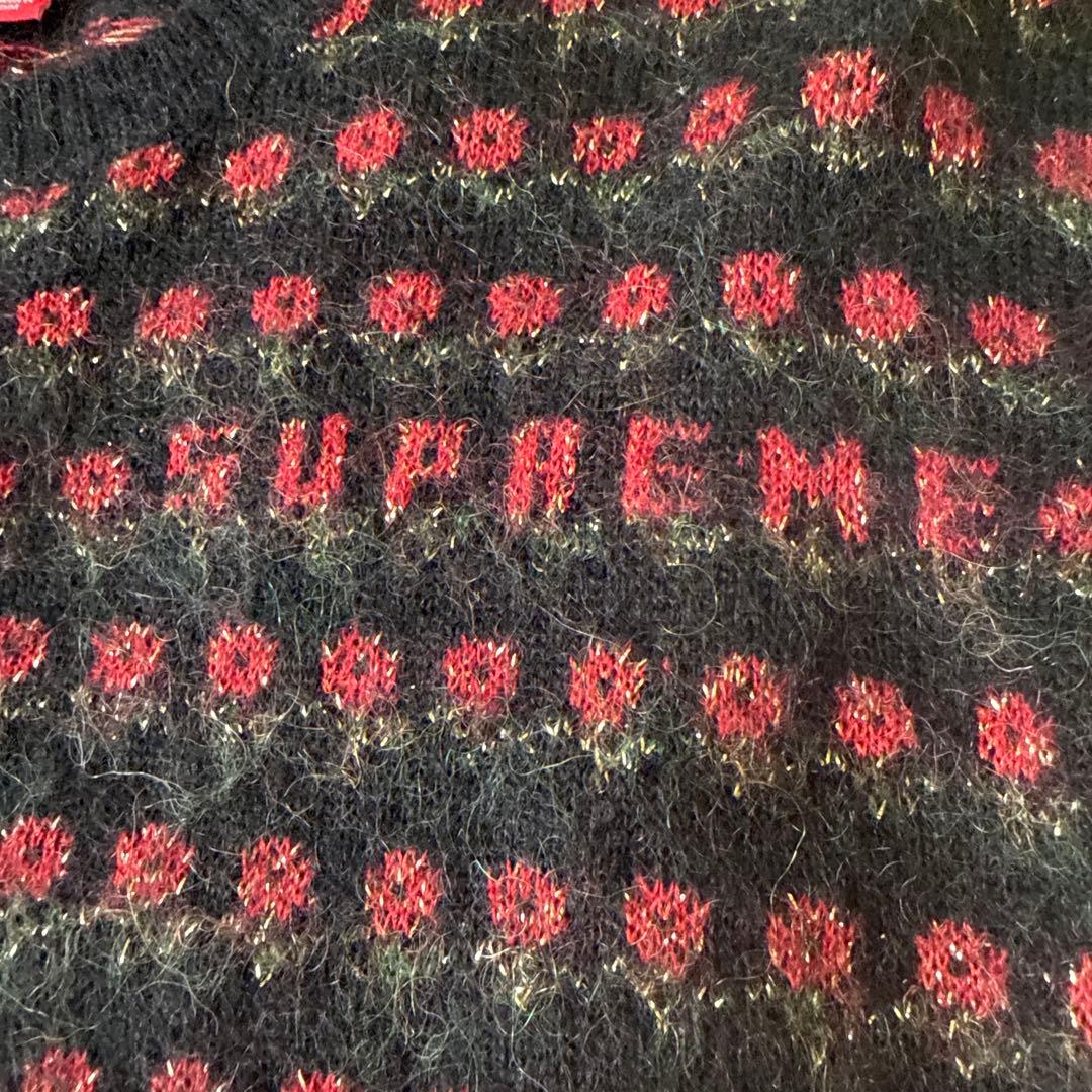 トップス Supreme Flowers llic Sweater \"Black\"