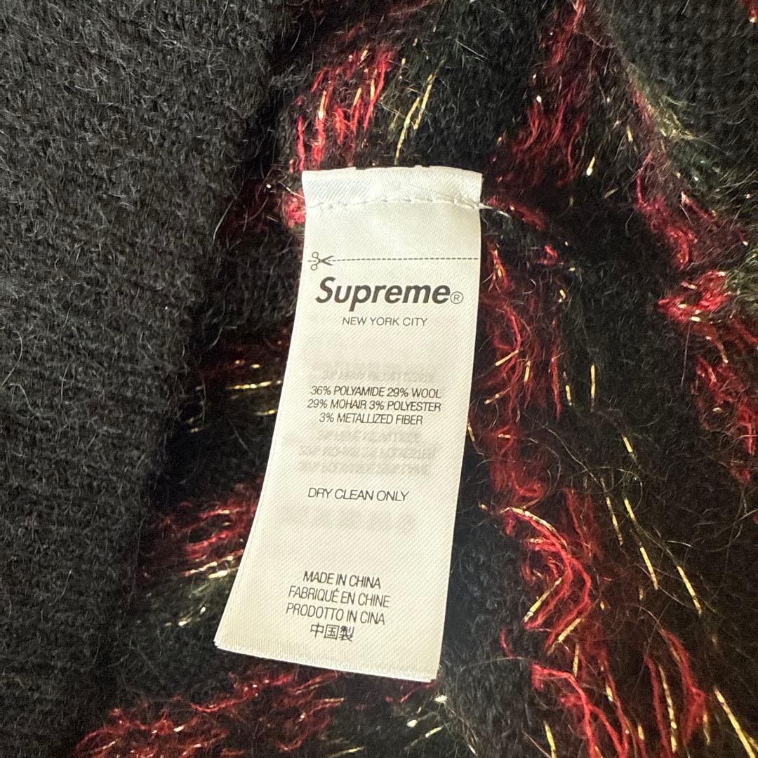 トップス Supreme Flowers llic Sweater \"Black\"