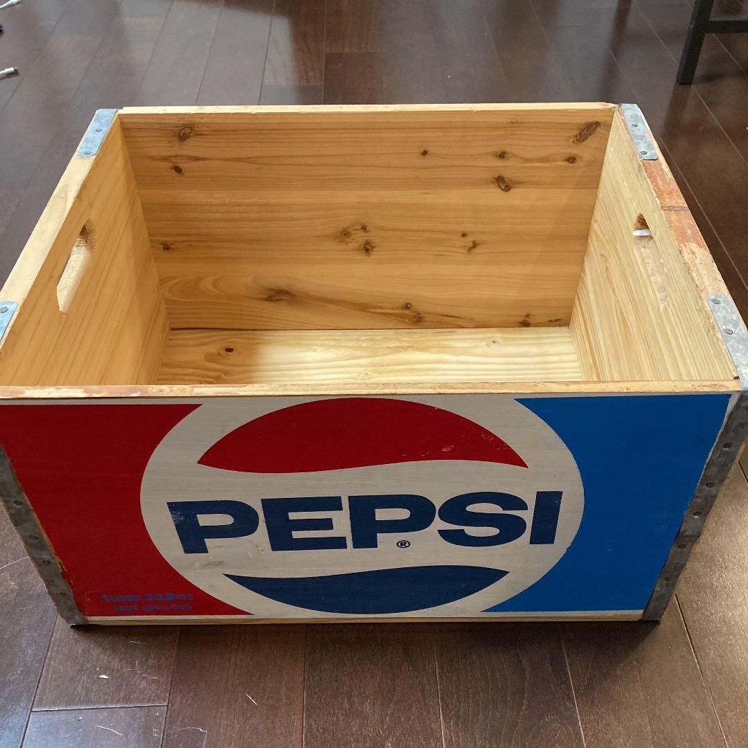 貴重！PEPSI ペプシ 木箱 ウッドボックス ヴィンテージ レトロ