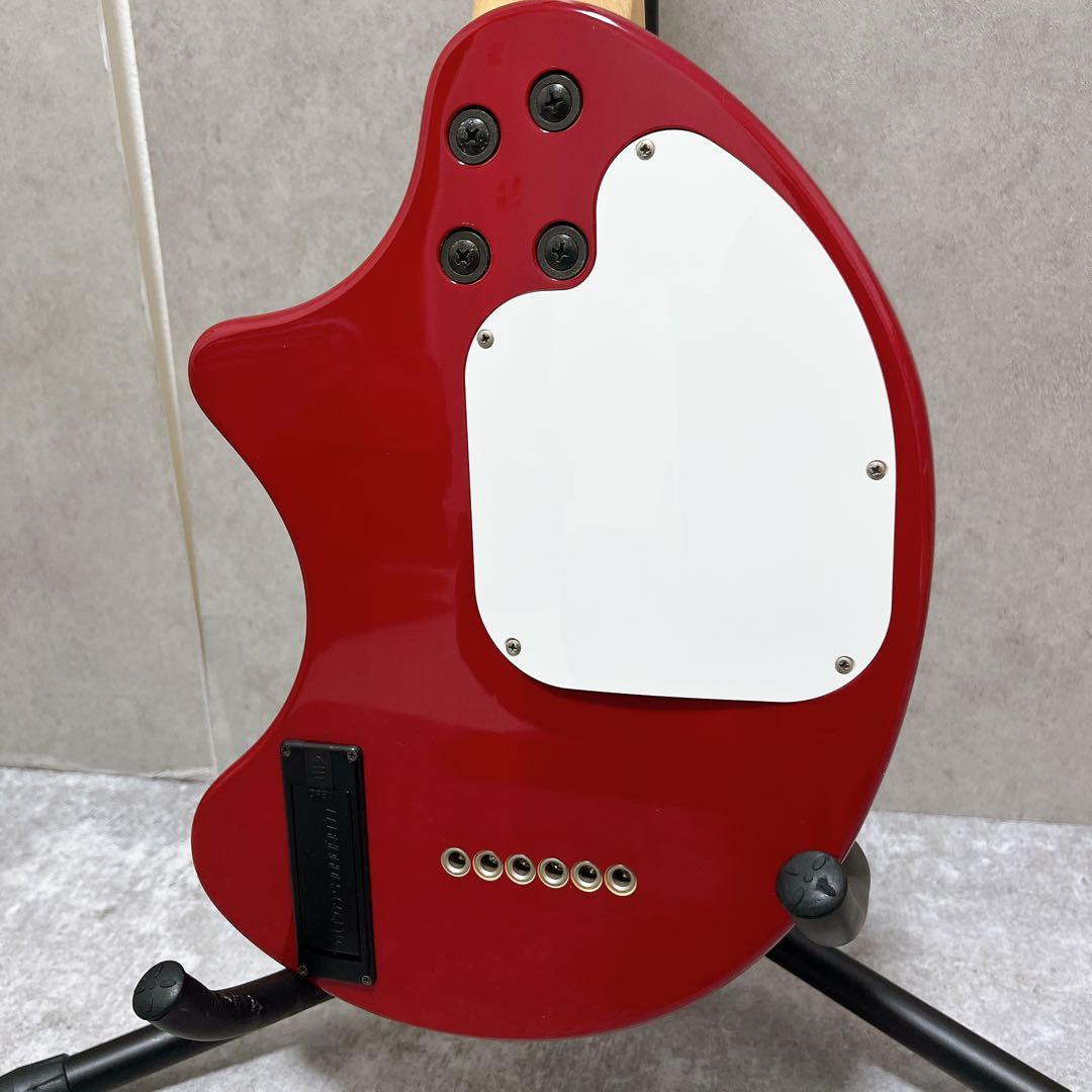 zo-3 GF キルトトップ フェルナンデス アンプ内蔵ミニギター 赤 レッド