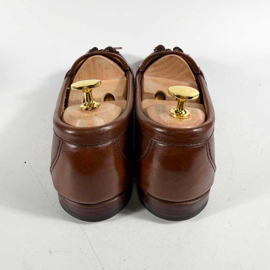 USA製】COLE HAAN コールハーン タッセルローファー 革靴 茶 良品