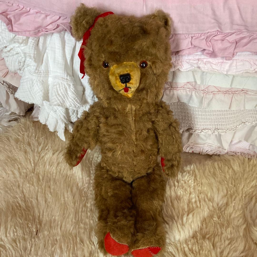 ドイツ アンティーク ビンテージベア テディベア - メルカリ