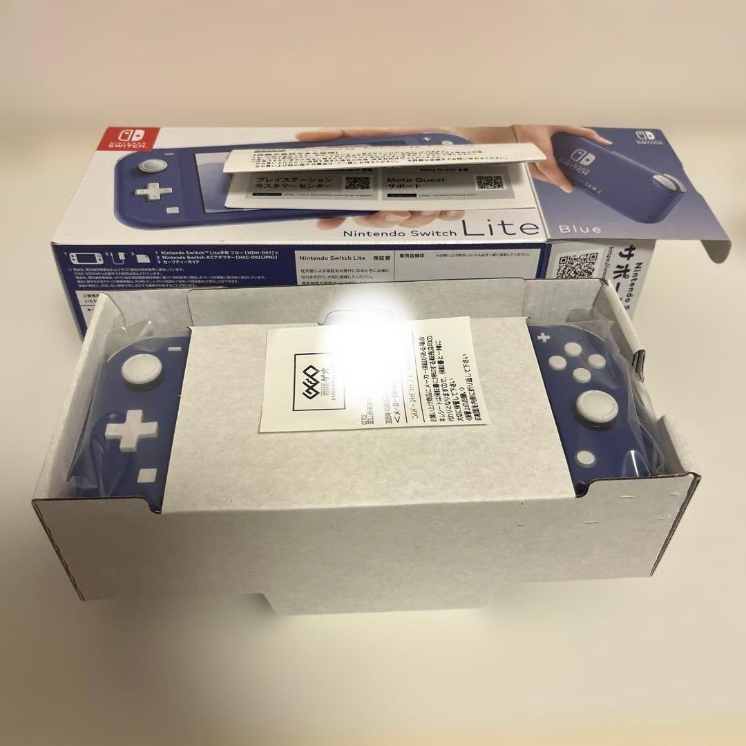 新品未使用】任天堂スイッチlite ブルー 本体 2025年製造品 - メルカリ