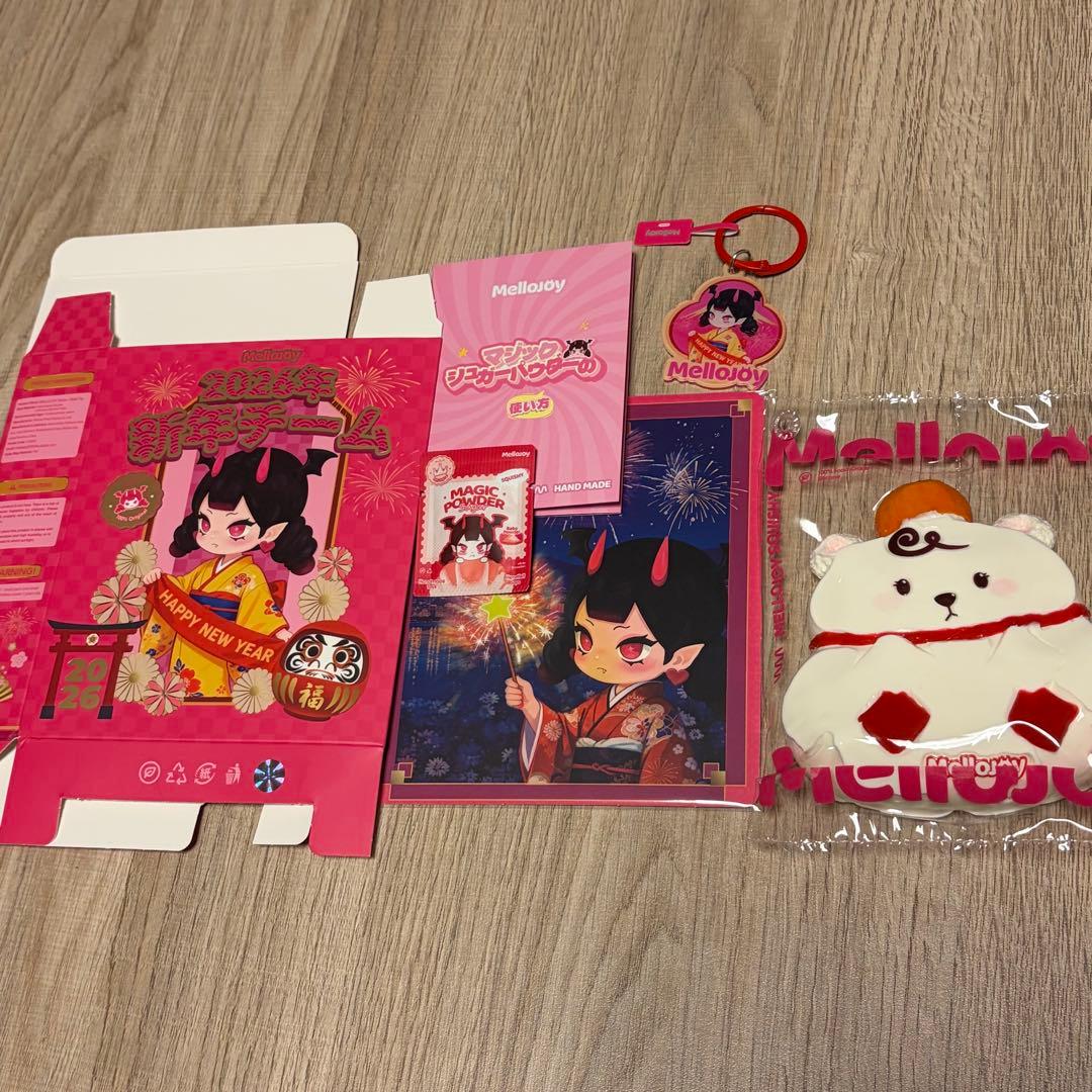 メロジョイ 新年チーム 鏡餅熊 スクイーズ - メルカリ