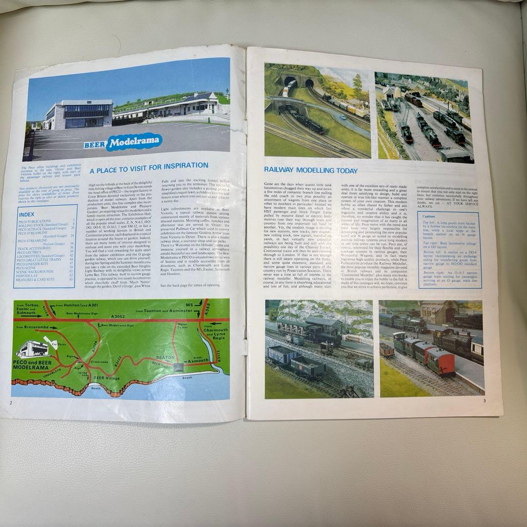 タイムセールレア】PECO 総合カタログ (英文) Nゲージポイント現寸大型紙