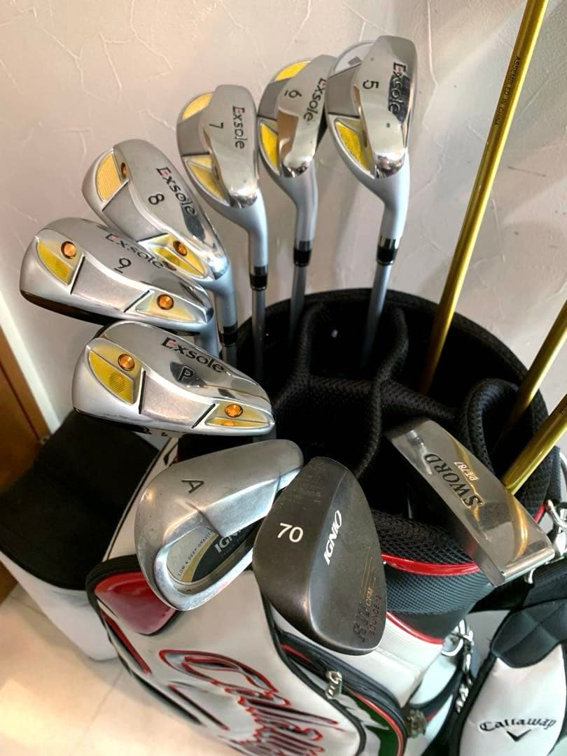 豪華 良品 激飛び ゴルフクラブフルセット スウォード エクソール
