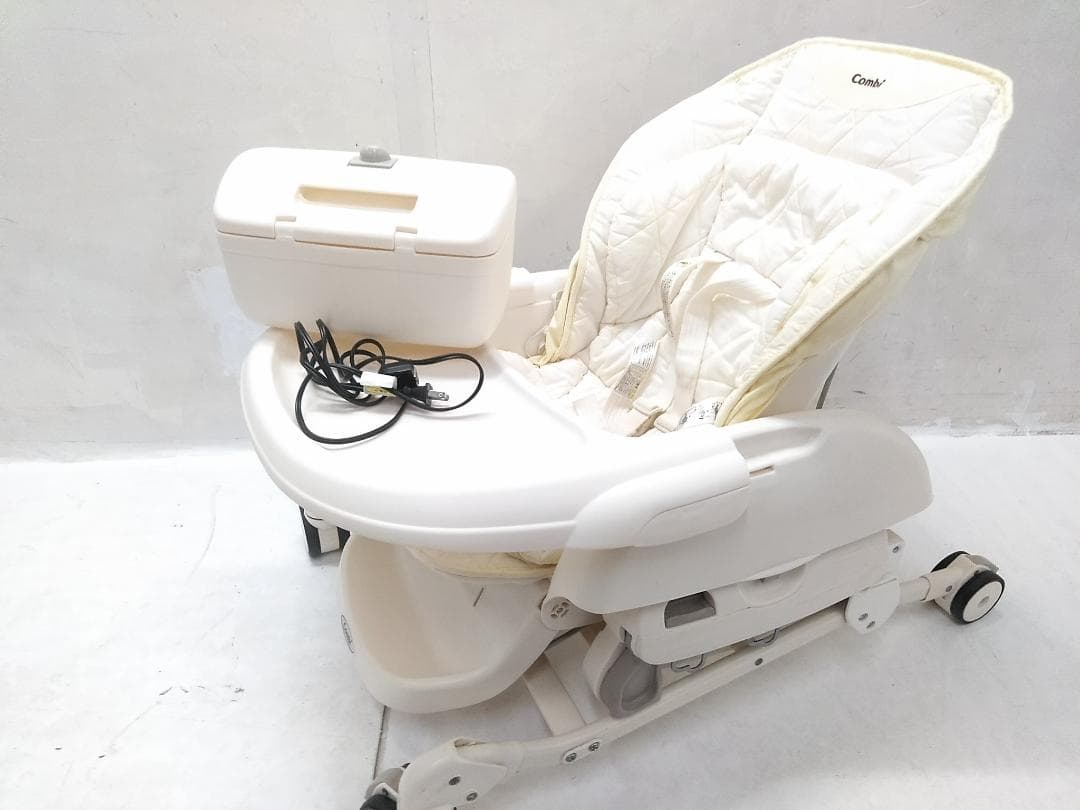 Combi コンビ ネムリラ AT オートスウィング ハイローチェア○ Combi コンビ ネムリラ AUTO SWING Simplight (マーブルグレー) ハイ