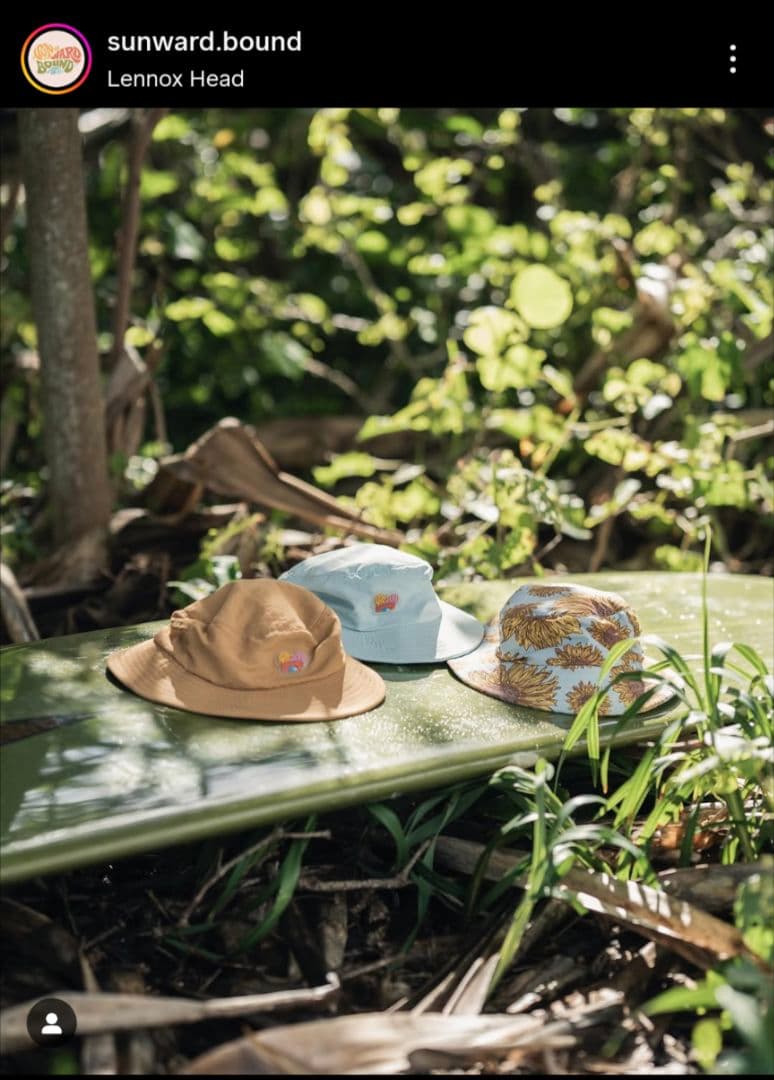 真夏の海に！SUNWARD BOUND サーフハット オレンジベージュ M - メルカリ