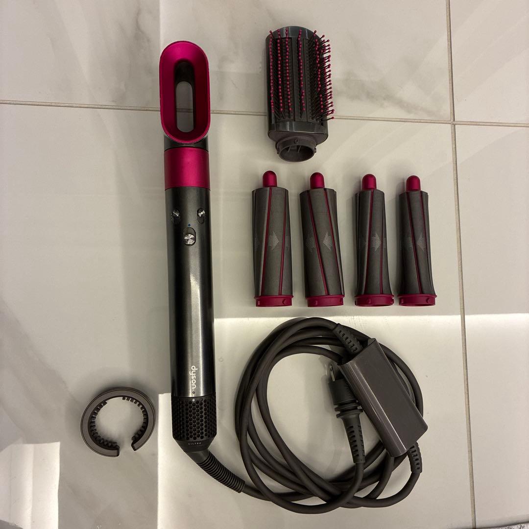 dyson airwrap complete HS01 エアラップ スタイラー Dyson Airwrap HS01 Complete Multi Styler with Accessories Fuchsia