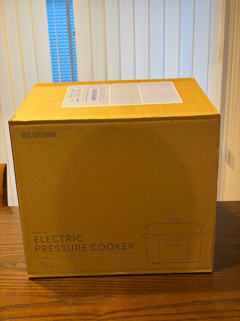 【新品】アイリスオーヤマ　電気圧力鍋 3.0L PC-MB3-H グレー