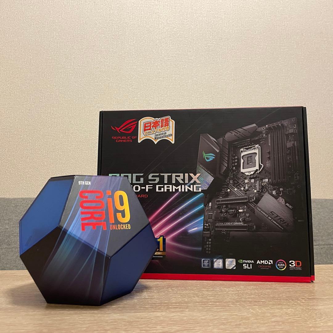 Core i9 9900K BOX / Z390-F GAMING セット その他 ☆Core i9-9900K + ASUS ROG STRIX Z390-F GAMING セット