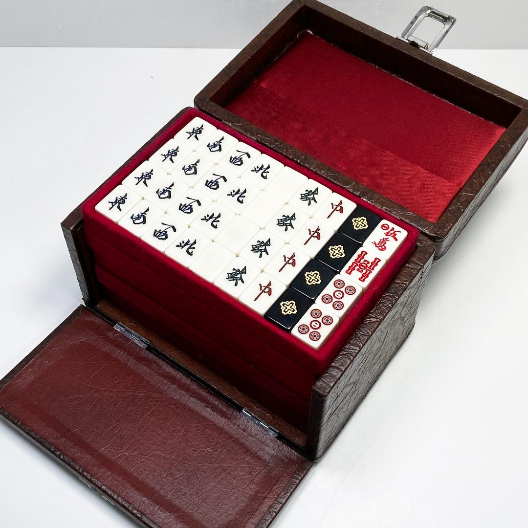 極希少 ミズノ丸一 麻雀牌 背黒 家紋 法悦 - メルカリ