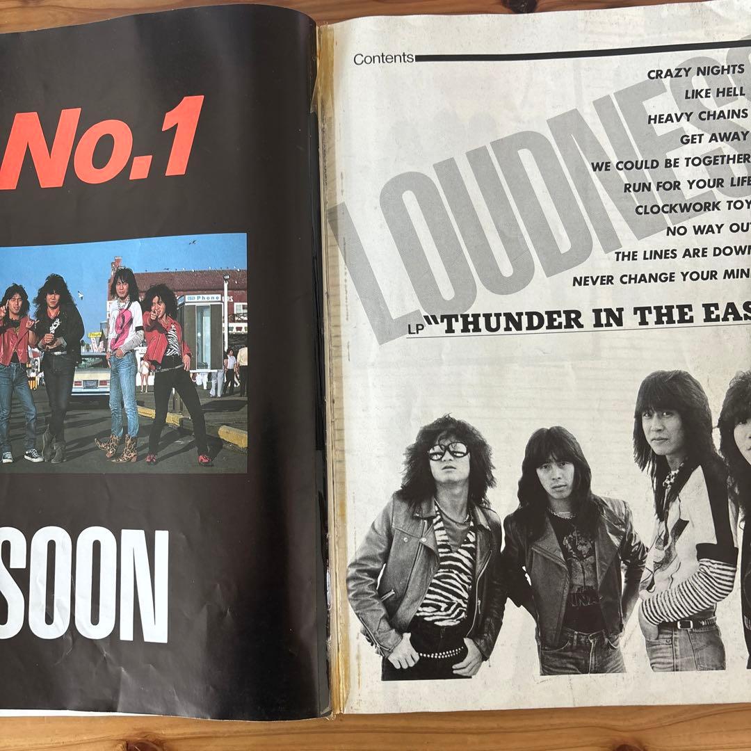 LOUDNESS『THUNDER IN THE EAST』スコア 楽譜 - メルカリ