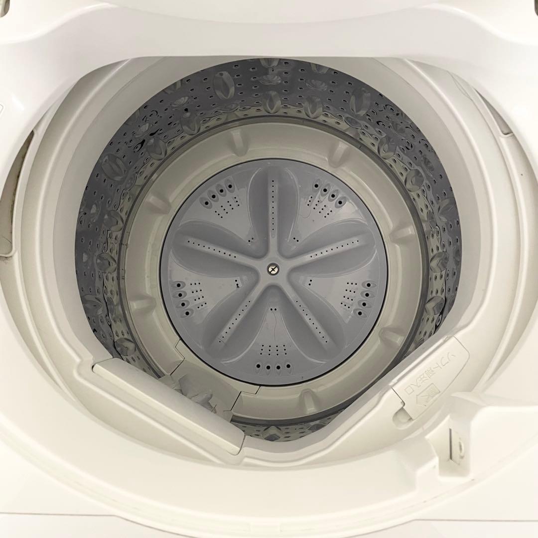 【2021年製】SHARP 全自動洗濯機 5.5kg ES-GE5E-W F