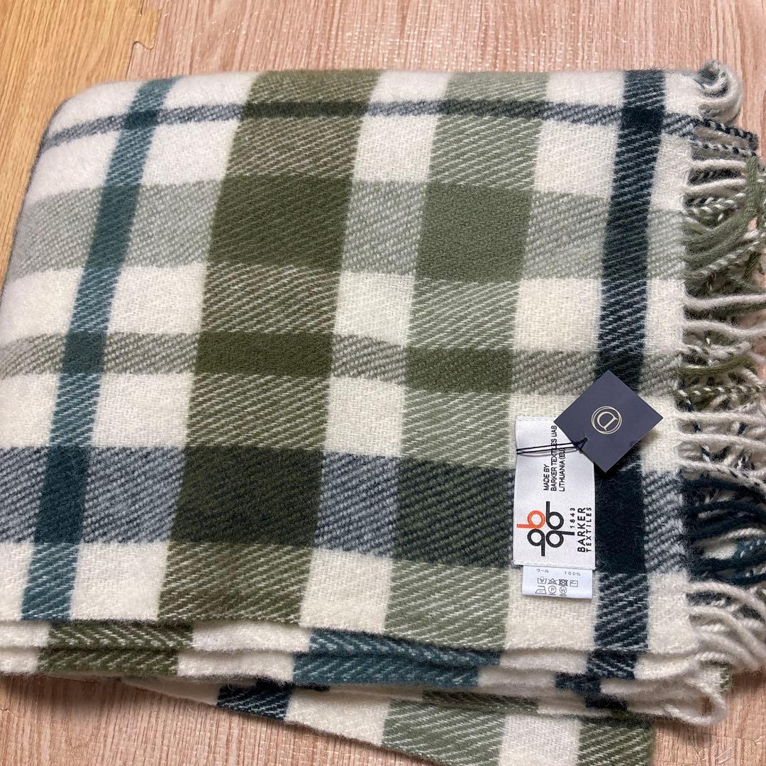 Barker Textile バーカーテキスタイル　ブランケット Barker Textile バーカーテキスタイル コットンブランケット ラージ