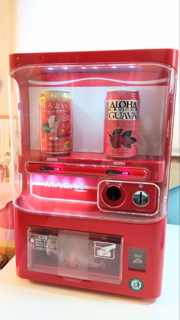 希少/美品 マサオコーポレーション ミニ自動販売機型保冷庫 取説/全