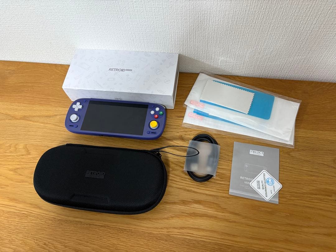 Retroid Pocket 5 GC 本体 専用ケース セット Retroid Pocket 5 & G2用グリップ | 2-in-1 リバーシブルスクリーン