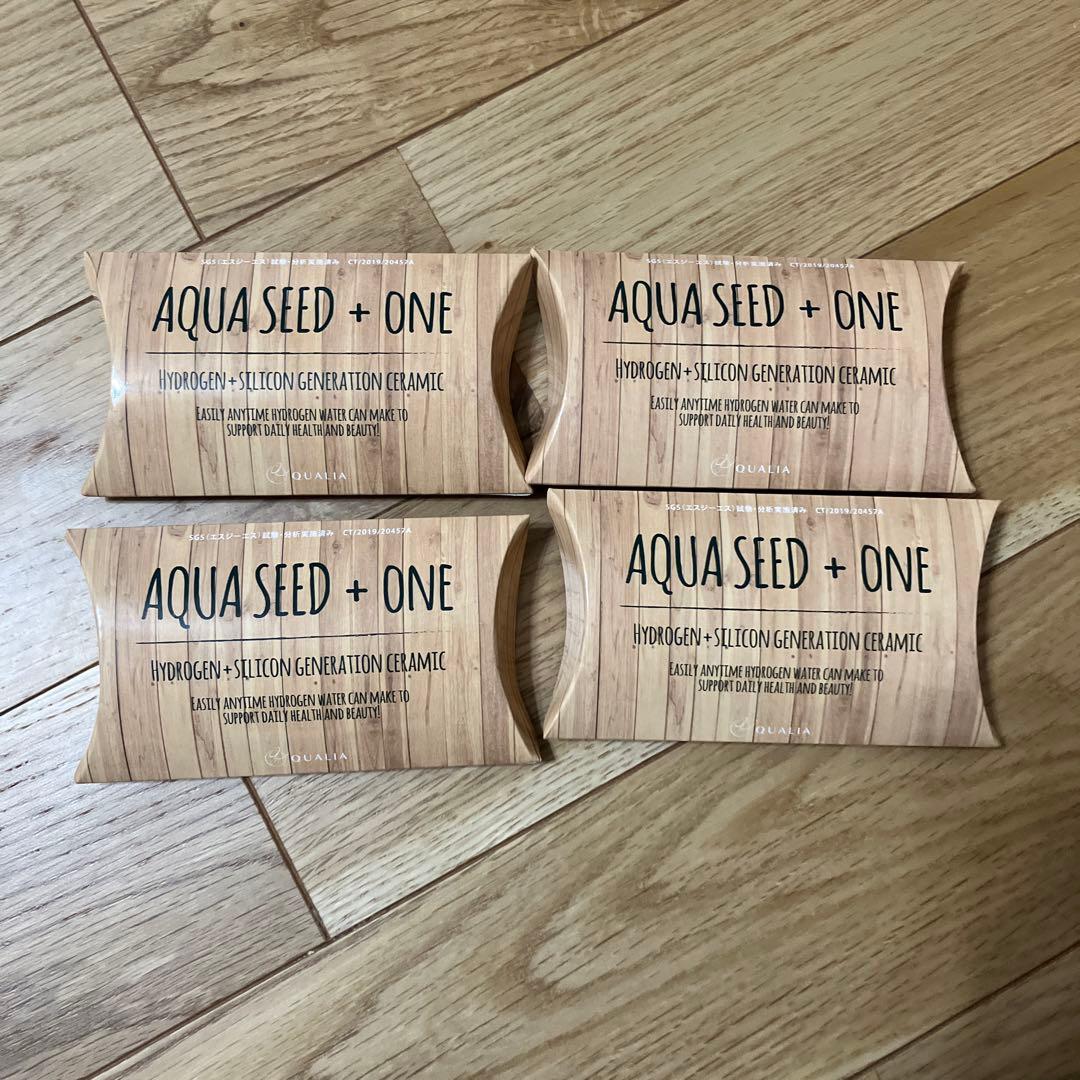 クオリア AQUA SEED + ONE 浄水器カートリッジ 4個セット クオリア AQUA SEED + ONE 浄水器カートリッジ 4個セット クオリアAQUA