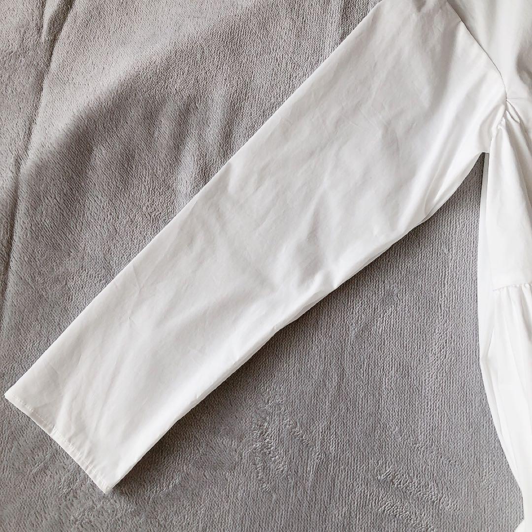 新品タグ付き】2025 Sono ソーノ チュニックブラウス ホワイトAライン