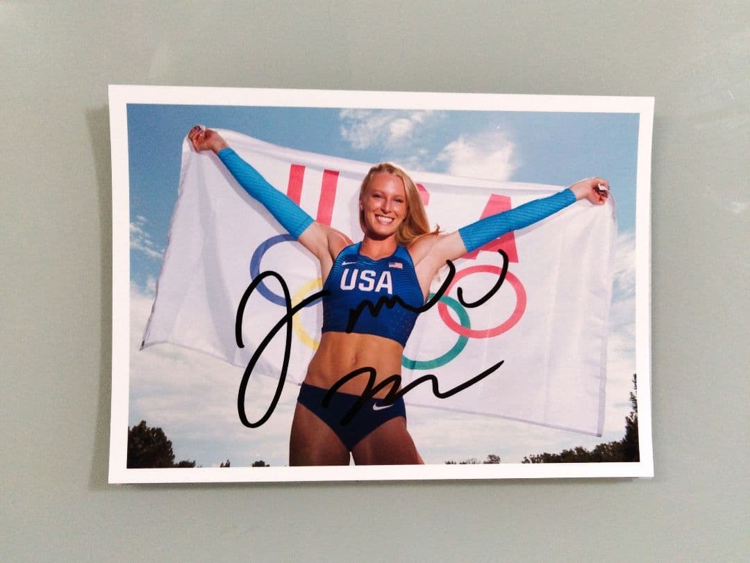 セール中…サンディ・モリス直筆サイン入り2Lサイズ写真…アメリカ