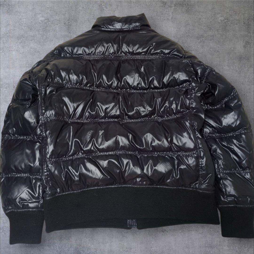 00s old UNIQLO 光沢 プレミアムダウンジャケット Y2K 短丈 黒 - メルカリ