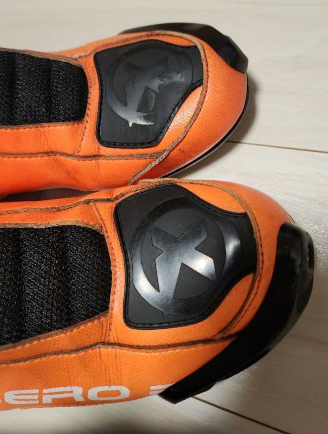 XPD ライディングブーツ RSタイチ バイク用 オレンジ 26.5cm