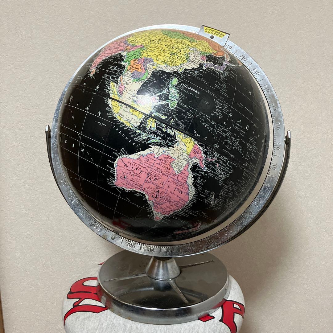 ビンテージ】ブラックオーシャン地球儀 アメリカ買付品60年代70年代
