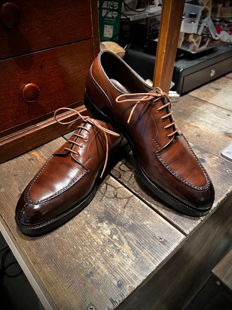 使用数回極美品 #エドワードグリーン #ドーバー #E32 ダークオーク 7.5 ☆超レア・定価29.5万円・新品未使用☆ エドワードグリーン ドーバー