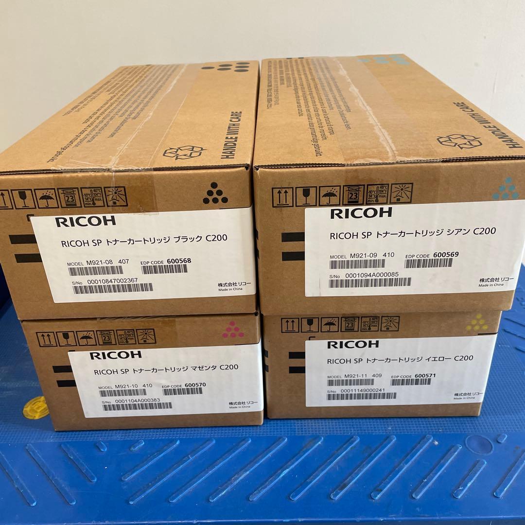 RICOH SP トナーカートリッジ C200 4色セット Amazon.co.jp: リコー SPトナーカートリッジC200 4色セット 純正品