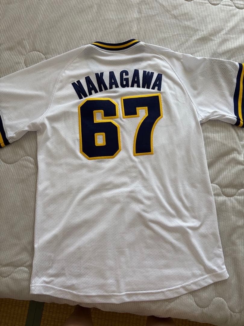 オリックスBlueWave ユニフォーム 67 中川圭太Oサイズ - メルカリ