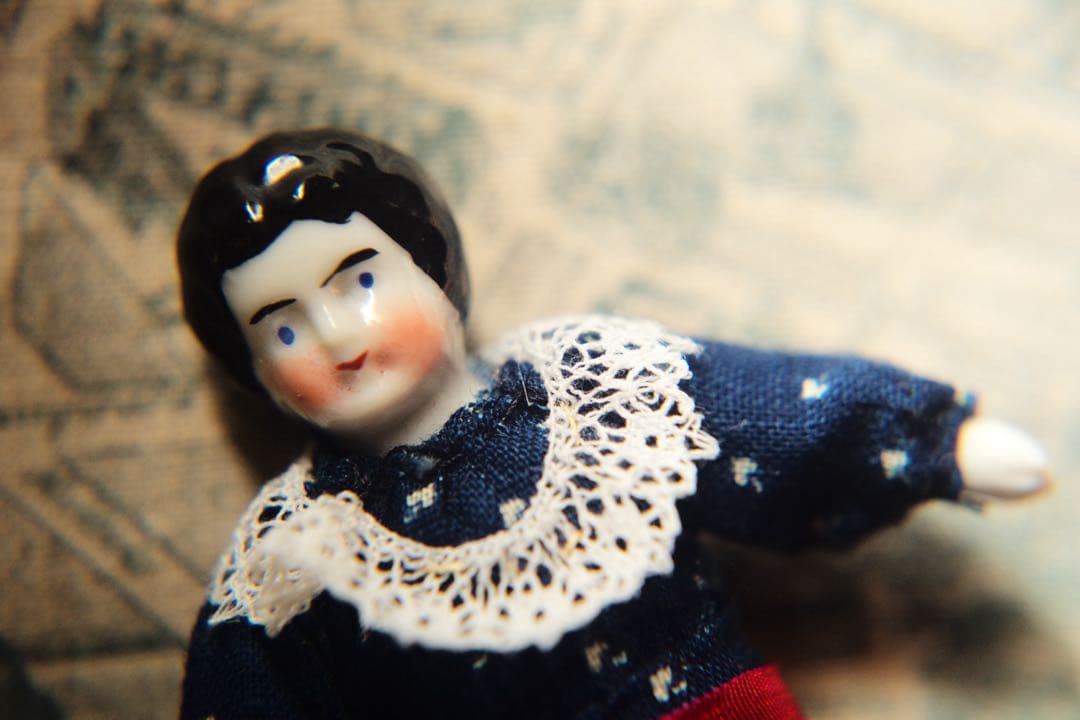 チャイナヘッドドール ミニチュア ドールハウス ブライス ビスクドール