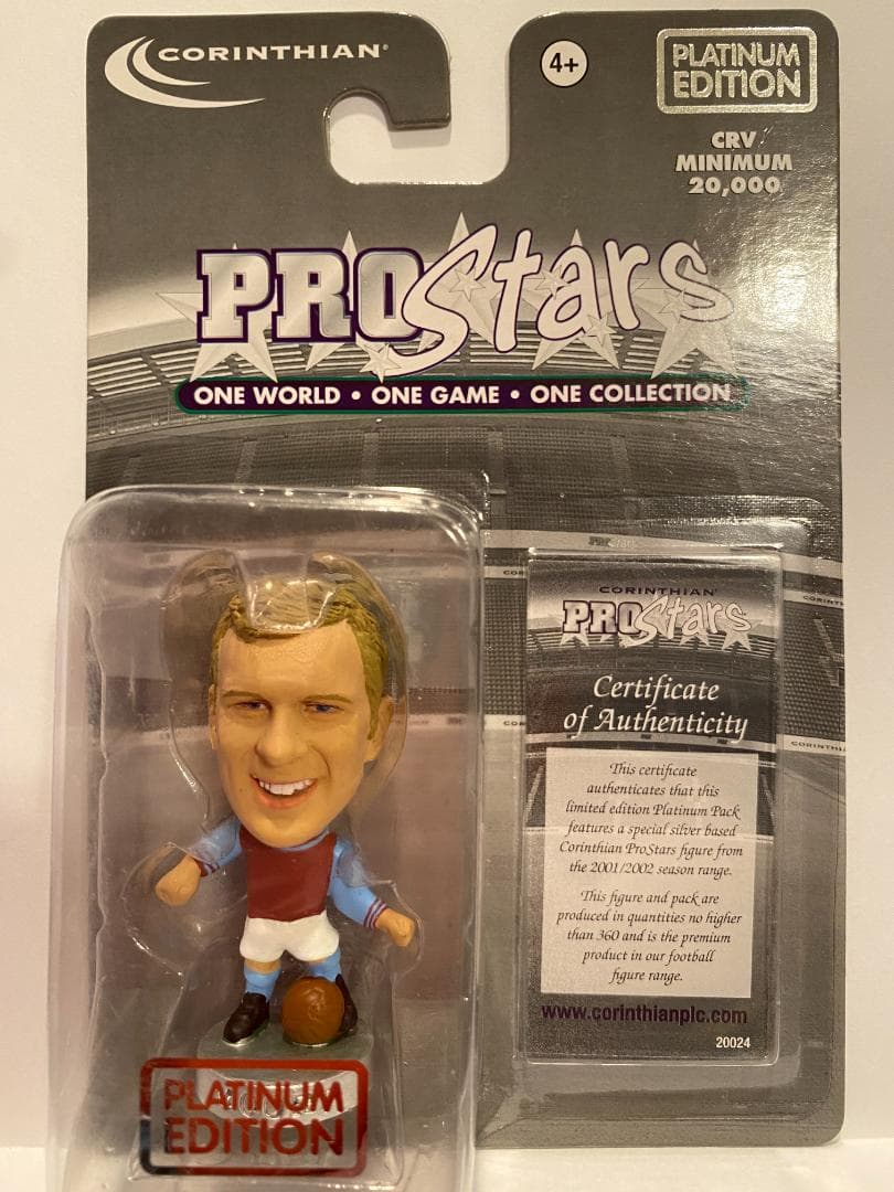 コリンシアン・プラチナム【ボビー・ムーア＊ウエストハム/ホーム】360体限定 ウェストハム 1964 ホーム 長袖 ユニフォーム FAカップファイナル