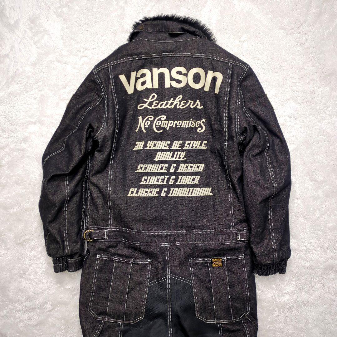 VANSON バンソン 廃盤 冬用 ボア 刺繍 つなぎ オールインワン L - メルカリ